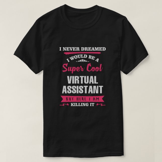 Camiseta Assistente Virtual Super Legal (Frente do Design)