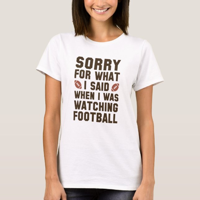 Camiseta Assistindo futebol (Frente)