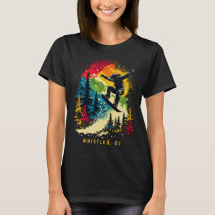 Camiseta Assobiador Bc Canadá Snowboarder Snowboard Resort