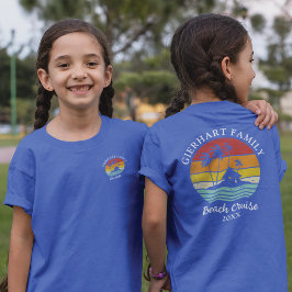 Camiseta Associação de Reunião da Família Beach Cruise Pers