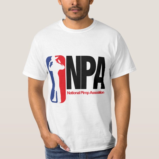 Camiseta Associação nacional do proxeneta (Frente)
