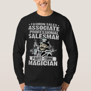 Camiseta Associado de Vendas de Moda Profissional Meio Perí