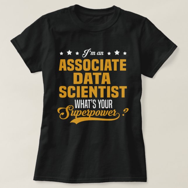 Camiseta Associar Data Scientist (Frente do Design)