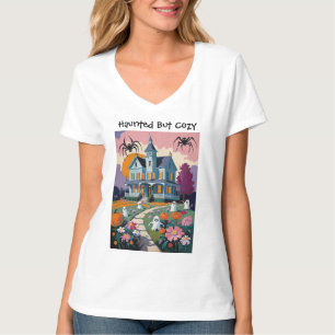 Camiseta Assombrado Mas Dia de as Bruxas engraçado Cozy Ass