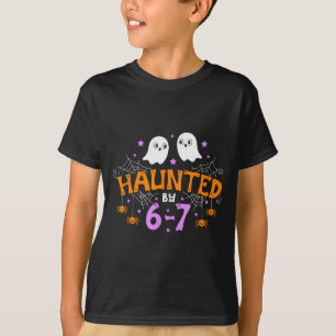 Camiseta Assombrado Por 67 Roupa De Halloween Meme Engraçad