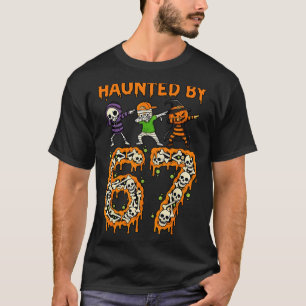 Camiseta Assombrado Por 6-7 Esqueleto de Halloween Dabbing