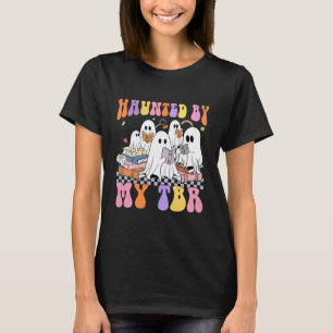 Camiseta Assombrado por Meus Fantasmas Fofos do TBR Livro L