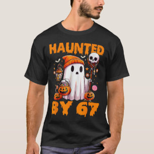 Camiseta Assombrado Seis Sete 6 7 Meme 67 Mão de Esqueleto 
