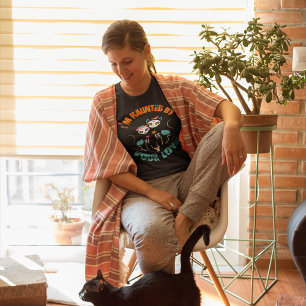 Camiseta Assombrados pelo Seu Amor Caveiras de Gato