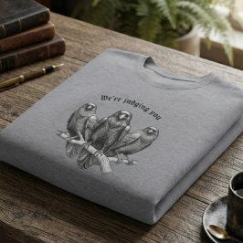 Camiseta Assombrante Corvo de Ônix Academia Sombria