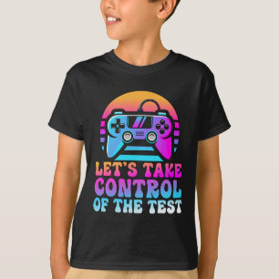 Camiseta Assuma O Controle Do Dia De Teste - Os Jogadores D