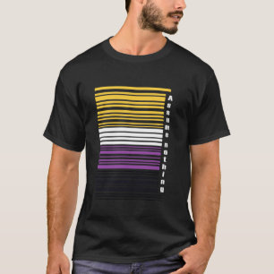 Camiseta Assume Nada De Código De Barras Não Binário Enby G