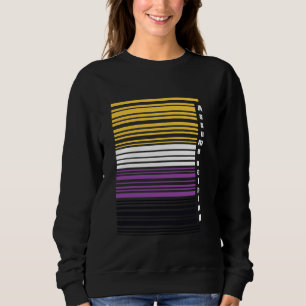 Camiseta Assume Nada De Código De Barras Não Binário Enby G