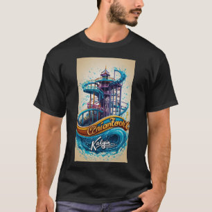 Camiseta Assunto: Parque de Amusement de Kalyan: Log Inspir