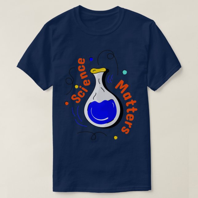 Camiseta assuntos científicos (Frente do Design)