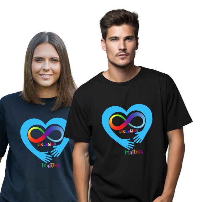 Camiseta Assuntos de Inclusão - Consciência do Autismo (Criador carregado)
