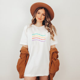 Camiseta Assuntos de Saúde Mental | Doces De Pêssego Para R