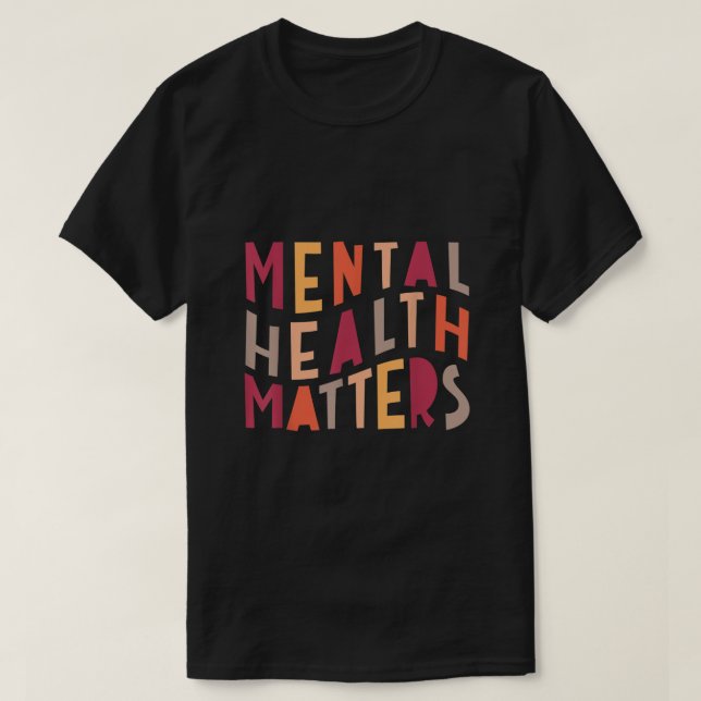 Camiseta Assuntos De Saúde Mental Mais Mulheres Do Tamanho  (Frente do Design)