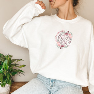 Camiseta Assuntos de Saúde Mental Rosa Mente Estética
