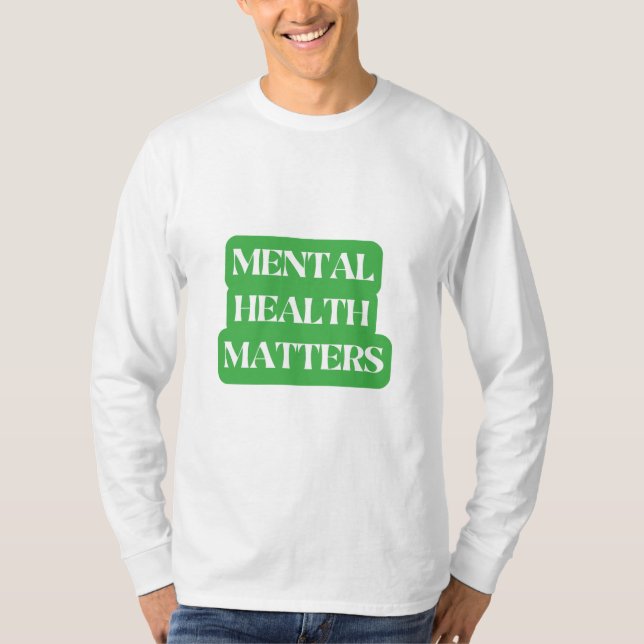 Camiseta Assuntos de Saúde Mental - Sensibilização Espalhad (Frente)