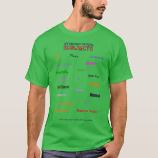 Camiseta Assuntos do Ensino Secundário