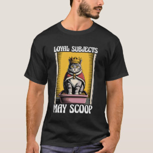 Camiseta Assuntos Leais de Gato Engraçado Podem Escavar a C