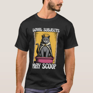 Camiseta Assuntos Leais de Gato Engraçado Podem Escavar a C