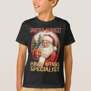 Camiseta Assuntos Públicos Especialistas em Natal Amor X