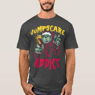Camiseta Assusta Assustadora Viciado em Filmes de Horror -