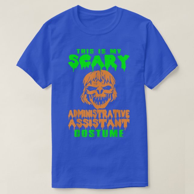 Camiseta Assustador Assistente Administrativo Figurume Hall (Frente do Design)