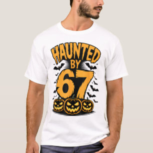 Camiseta Assustador Assombrado Assombrado 67 Meme Seis Sete