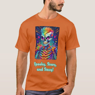 Camiseta Assustador, Assustador e Sassy!