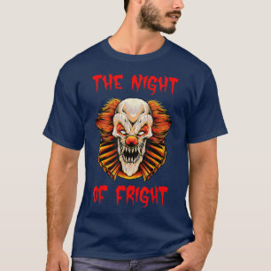 Camiseta Assustador Assustador No Halloween A Noite Do Medo