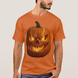 Camiseta Assustador da Abóbora do Halloween por focusln