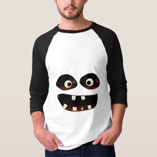 Camiseta assustador de halloween (Frente)