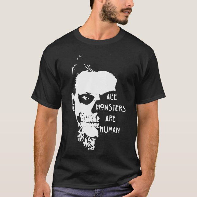 Camiseta Assustador do crânio (Frente)