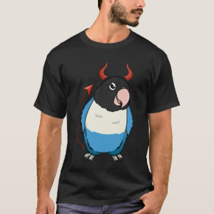 Camiseta Assustador do Diabo Papagaio I Blue mascarado Love