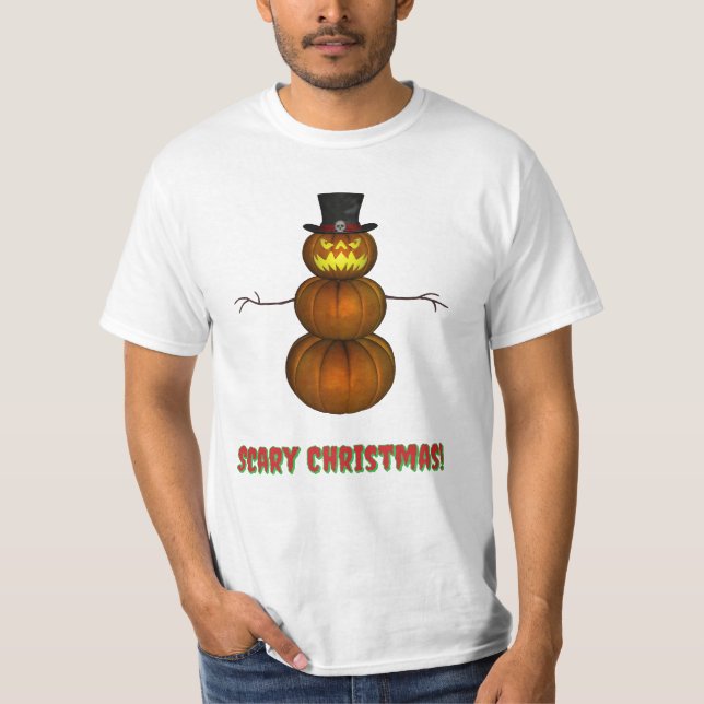 Camiseta Assustador do Pumpkinman (Frente)