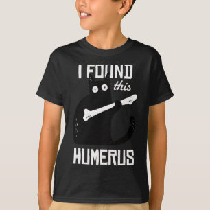 Camiseta Assustador Eu Encontrei Este Humero Gato Negro Hum