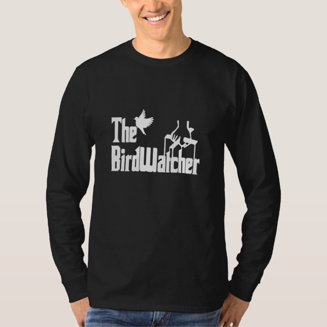 Camiseta Assustador O Órnithologista Birdwatch (Frente)