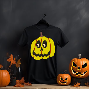 Camiseta Assustador Pumpkin Rosto Halloween