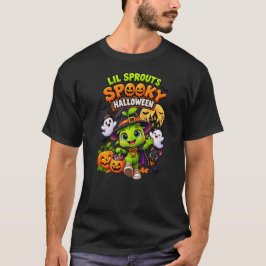 Camiseta Assustadora de Fantasma Fofa de Halloween