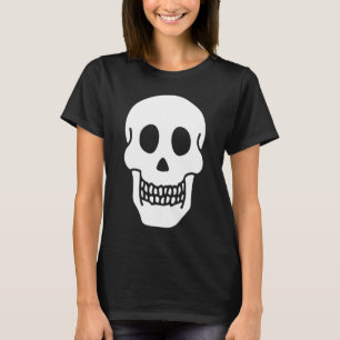 Camiseta Assustadora de Halloween com Crânio de Es