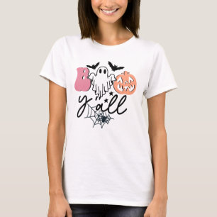 Camiseta Assustadora de Halloween do Sul Boo Y'all