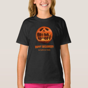 Camiseta assustadora de Halloween para a família c