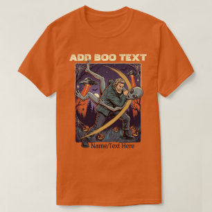 Camiseta Assustadora Personalizada de Halloween Bo