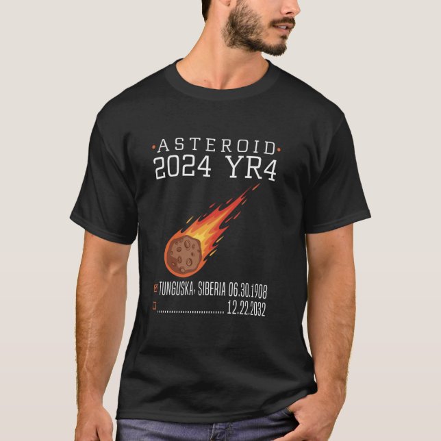 Camiseta Asteróide 2024 YR4 Dezembro 2032 (Frente)