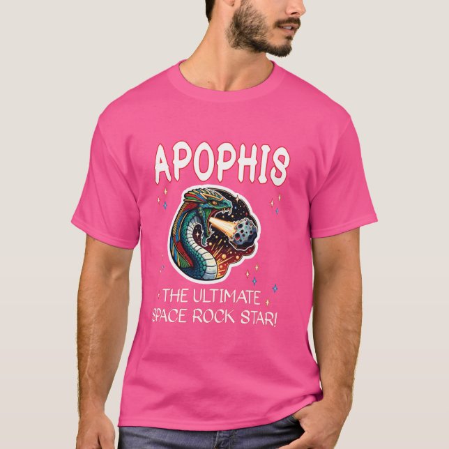 Camiseta Asteroide Funny Rock Star 9942 Apophis 2029 (Frente)