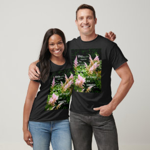 Camiseta Astilbe com Mark 10:27