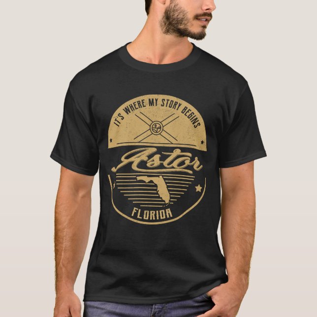 Camiseta Astor Florida É Onde minha história começa (Frente)